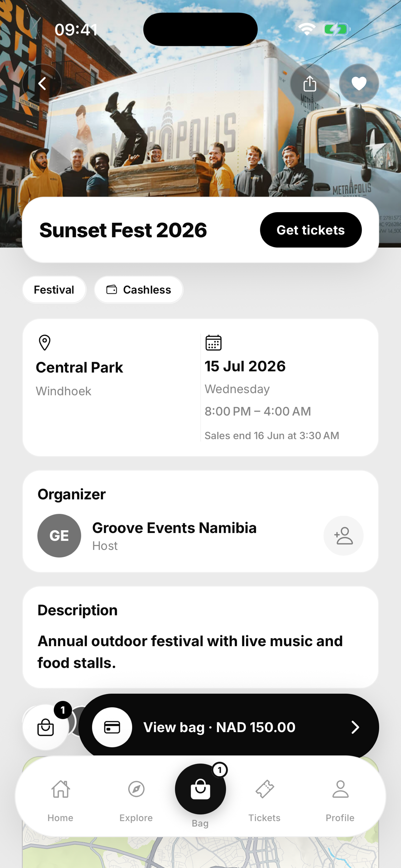 Event detail